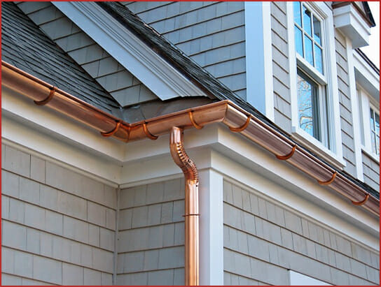 Copper Gutters