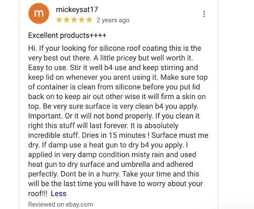 Silicone White Roof Coating